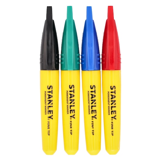 STANLEY® Mini Fine Tip  Marker Pens in red, green, blue and black