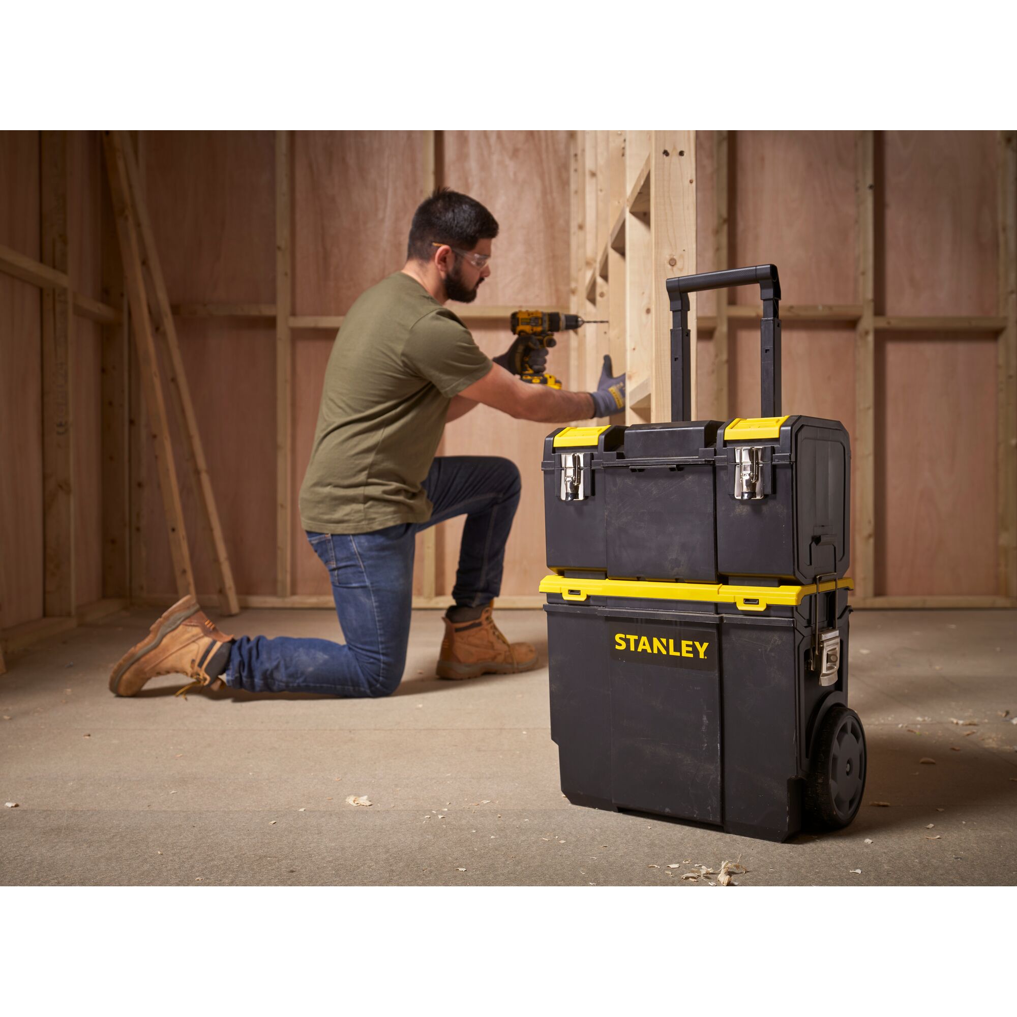 Panland ローテナーパン　スタンド　ハードケース　マレット　全てセット STANLEY TEKERLEKLI 3IN1 TAKIM ÇANTA | STANLEY