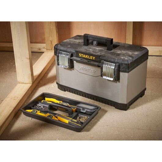 STANLEY FATMAX 20 in. Metal Plastic Tool Box
