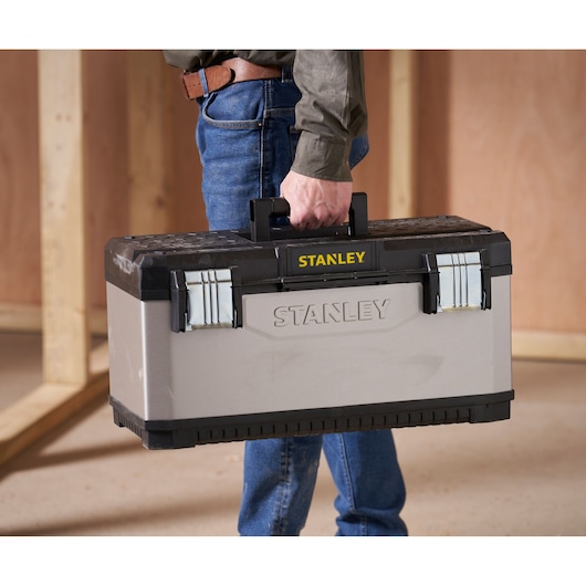 STANLEY FATMAX 23 in. Metal Plastic Tool Box