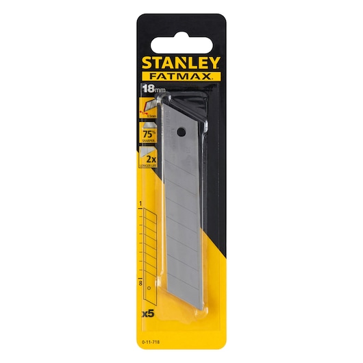 STANLEY® FATMAX® 18 mm Snap-off blade x5