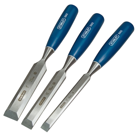 STANLEY ISKARPELA SETİ, 3 PARÇA, MAVİ, 12,18,25MM
