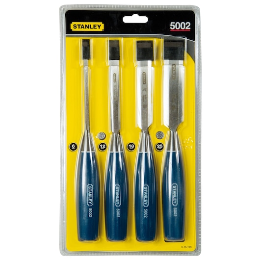 STANLEY İSKARPELA SETİ, 4 PARÇA, MAVİ, 6,12,18,25MM