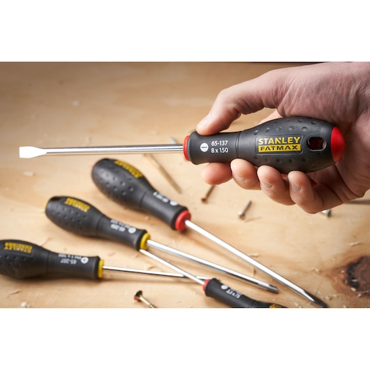 STANLEY FATMAX 8 piece Parallel Flared Phillips Screwdriver Set