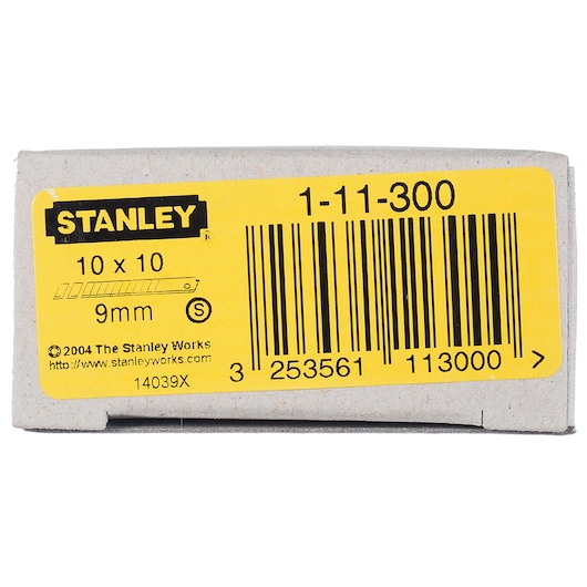 STANLEY MAKET BIÇAĞI YEDEĞİ 85 X 9 MM - 10X10 PAKET