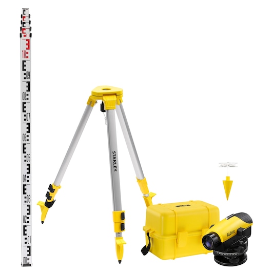 STANLEY LAZER OPTİK NİVO AL 24 GVP KİT