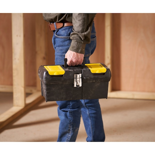 STANLEY 16 in. Tool Box with Metal Latch
