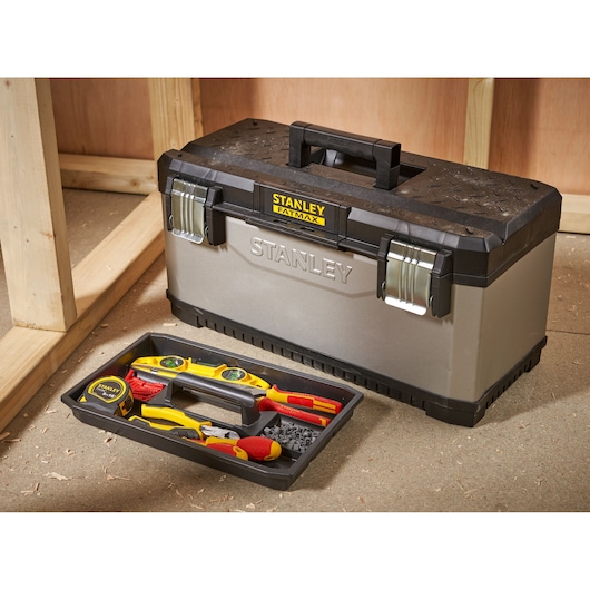 STANLEY FATMAX 23 in. Metal Plastic Tool Box