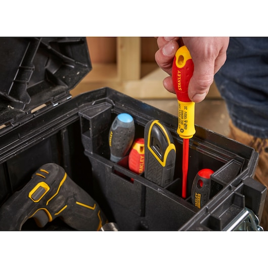 STANLEY FATMAX 23 in. Metal Plastic Tool Box