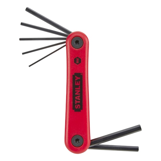 STANLEY® Katlanır Alyan Anahtarları 1,5 - 6 mm Set (7 adet)
