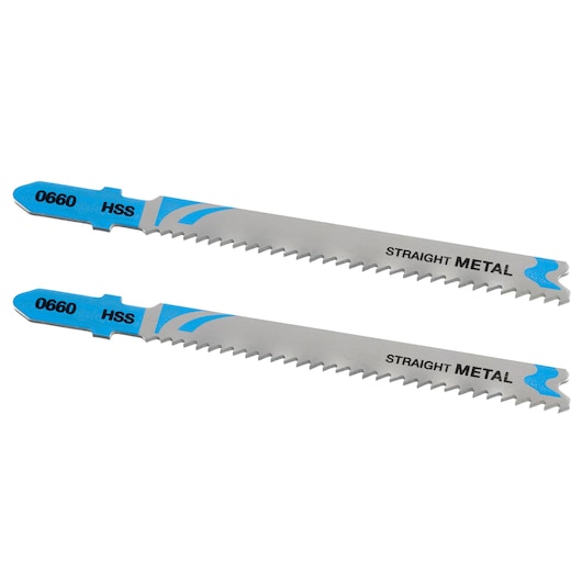 Stanley 92mm 0.7mm Dişli HSS Metal Kesim T Giriş Dekupaj Testere Bıçağı (2 adet)