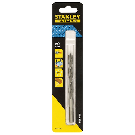STANLEY 9x125mm FATMAX HSS-CNC DIN 338 Metal Matkap Ucu