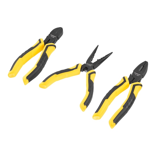 STANLEY PENSE SETİ 150 MM YANKESKİ 150MM KARGABURUN 150 MM KOMBİNE PENSE