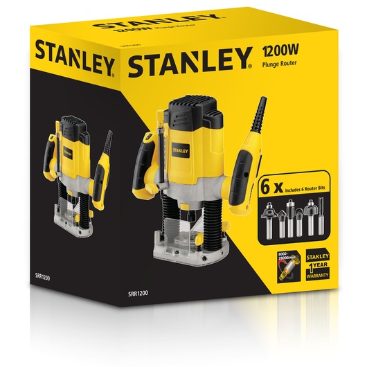 STANLEY 1200W 8MM FREZE MAKİNESİ