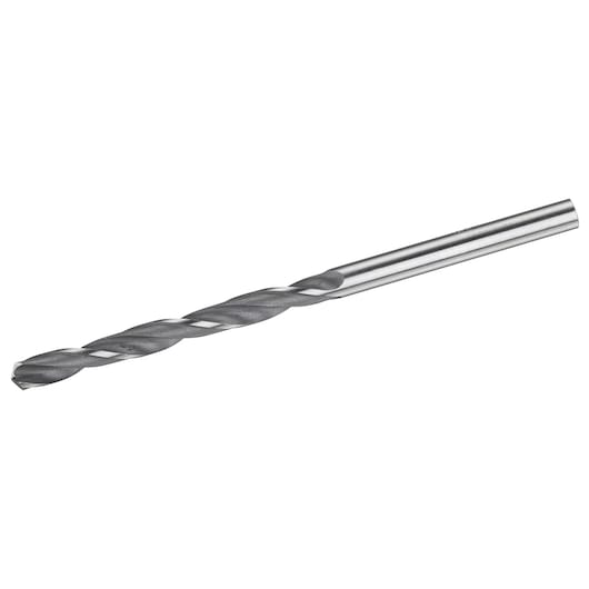STANLEY STA51038 metal drill bit, silver, shown at an angle on white background.