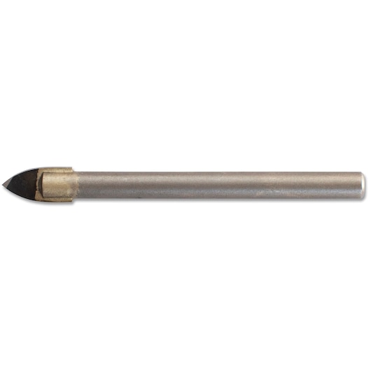 STANLEY STA53247 tile drill bit with carbide tip, silver color, side view on white background.