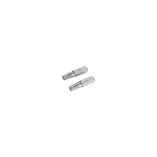 STANLEY STA61064 silver screw bit set, photography of two bits on white background, front angle