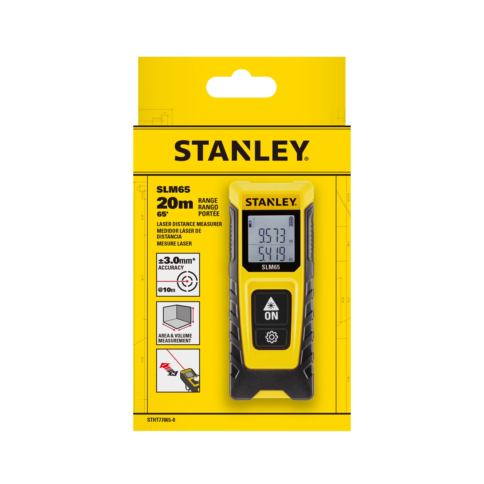 STANLEY® SLM65 20m Lazer Mesafe Ölçer | STANLEY